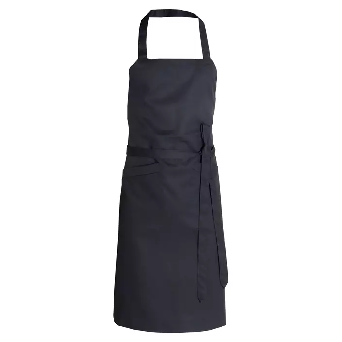 Nybo Workwear Essence bib apron, Black, Black, large image number 0