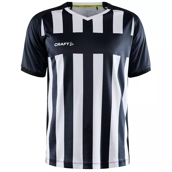Craft Progress 2.0 Stripe Jersey T-shirt, Black/White, large image number 0
