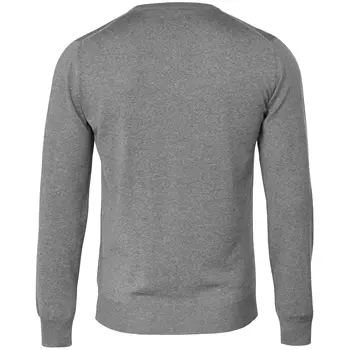 Nimbus Beaufort stickad tröja med merinoull, Grey melange