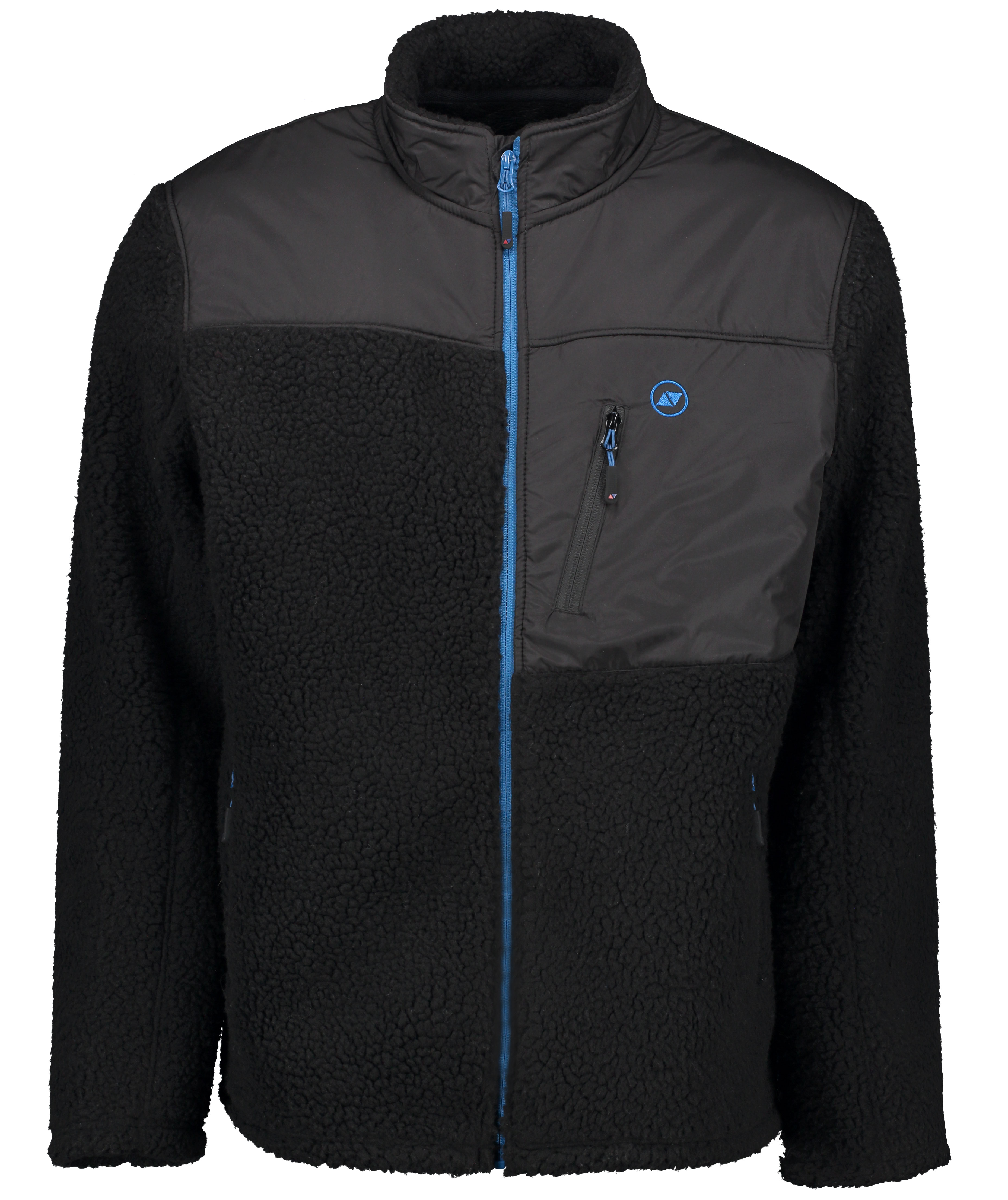 Terrax fibre pile jacket, Black/Azur blue