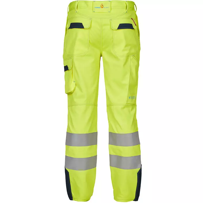 Engel Safety+ arbetsbyxa, Gul/Marinblå, large image number 1