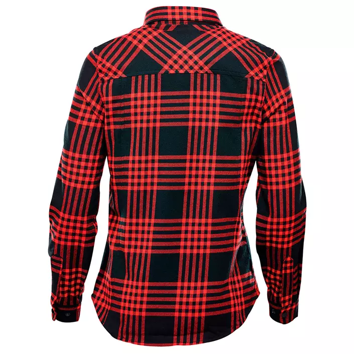 Stormtech Santa Fe women's flannel shirt, Red/Black, large image number 1