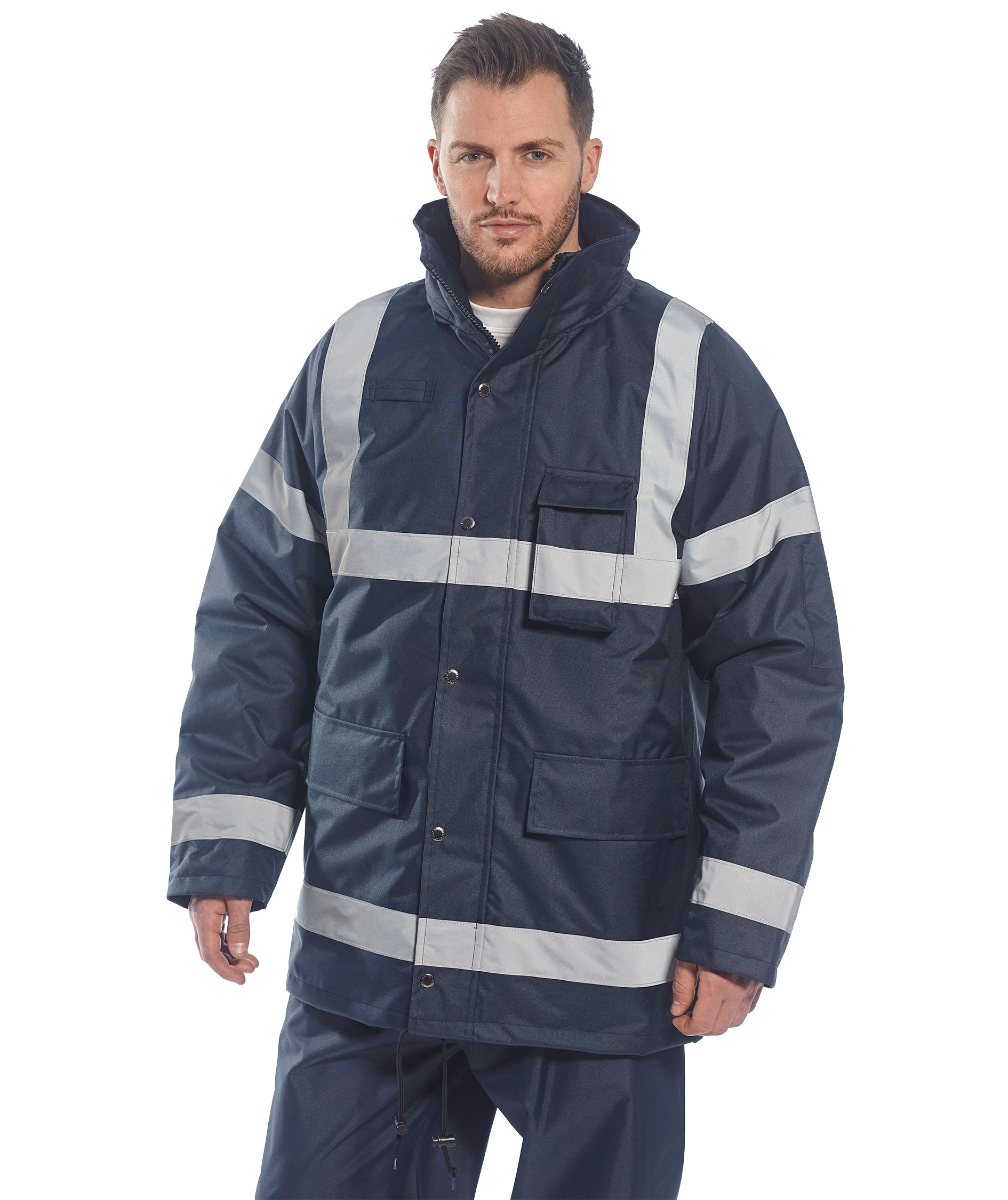 Portwest Iona Lite vinterjakke, Marine, large image number 1
