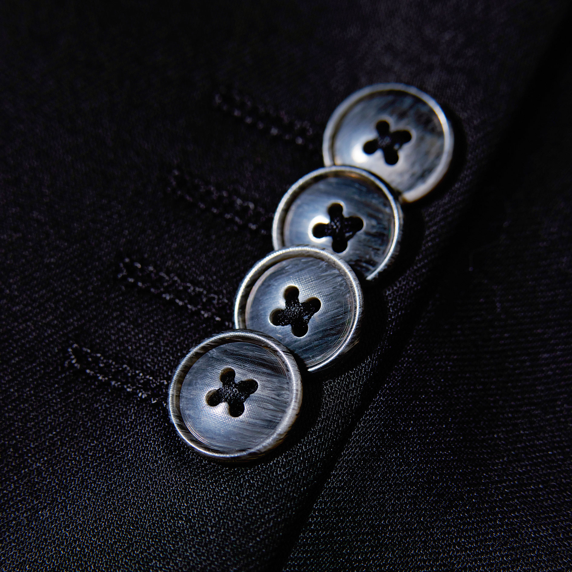 Lindbergh Modern fit blazer with wool, Black, large image number 6