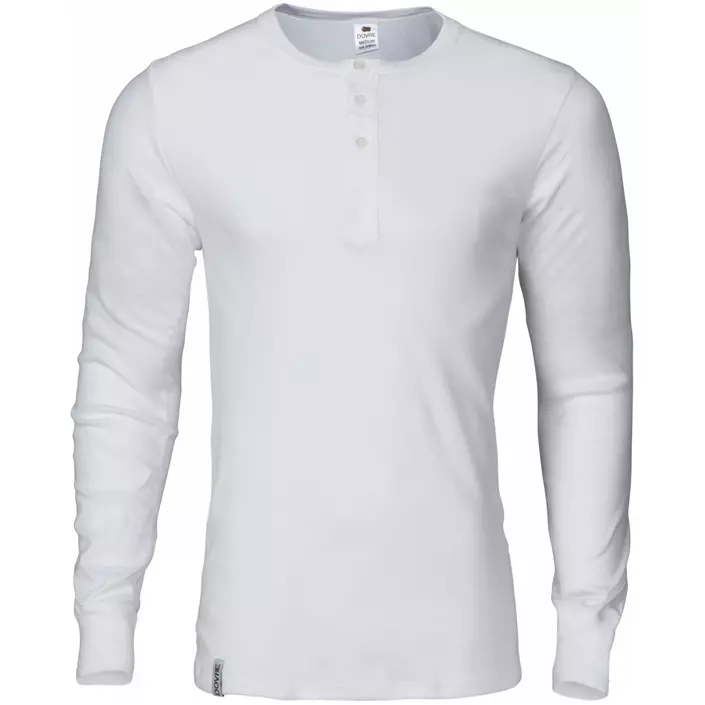 Dovre langærmet grandad T-shirt, Hvid, large image number 0