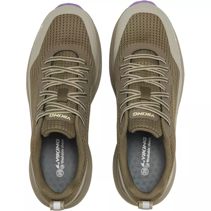 Viking Motion Low GTX sneakers dam, Olive/lila, large image number 3