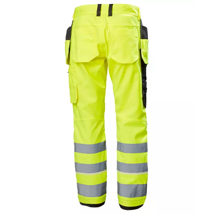 Helly Hansen UC-ME craftsman trousers, Hi-vis yellow/Ebony, large image number 2