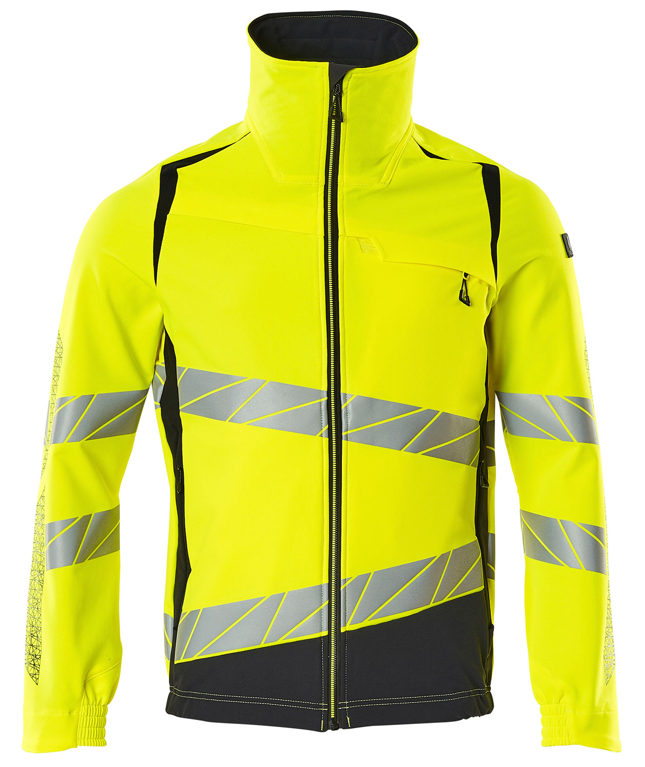 Mascot Accelerate Safe jacka full stretch, Varsel Gul/M&ouml;rk Marinbl&aring;, Varsel Gul/M&ouml;rk Marinbl&aring;, swatch