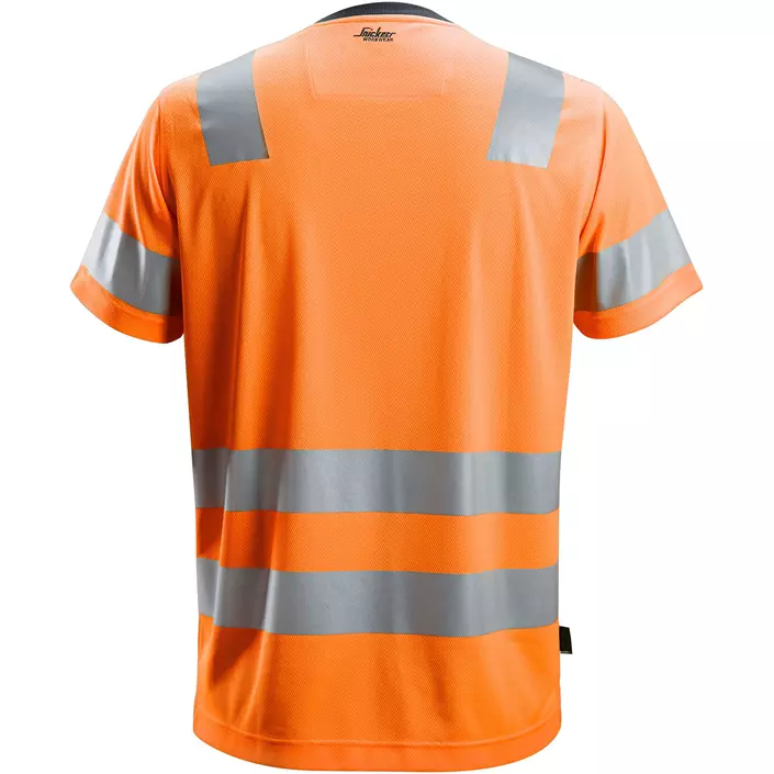 Snickers AllroundWork T-shirt 2530, Hi-vis Orange, large image number 2