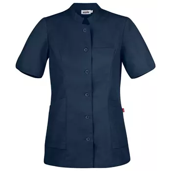 Smila Workwear Aila short sleeved women's shirt, Ocean Blue