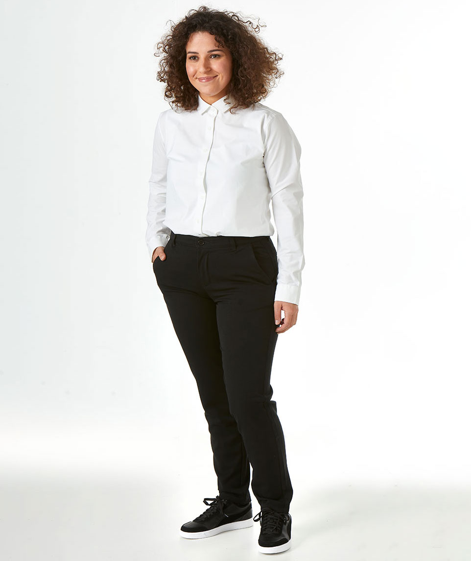 NewTurn Super Stretch Regular fit skjorte dame, Hvit, large image number 1