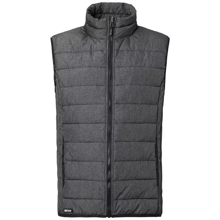 South West Ames quilted ﻿vest, Dark Heather Grey, large image number 0