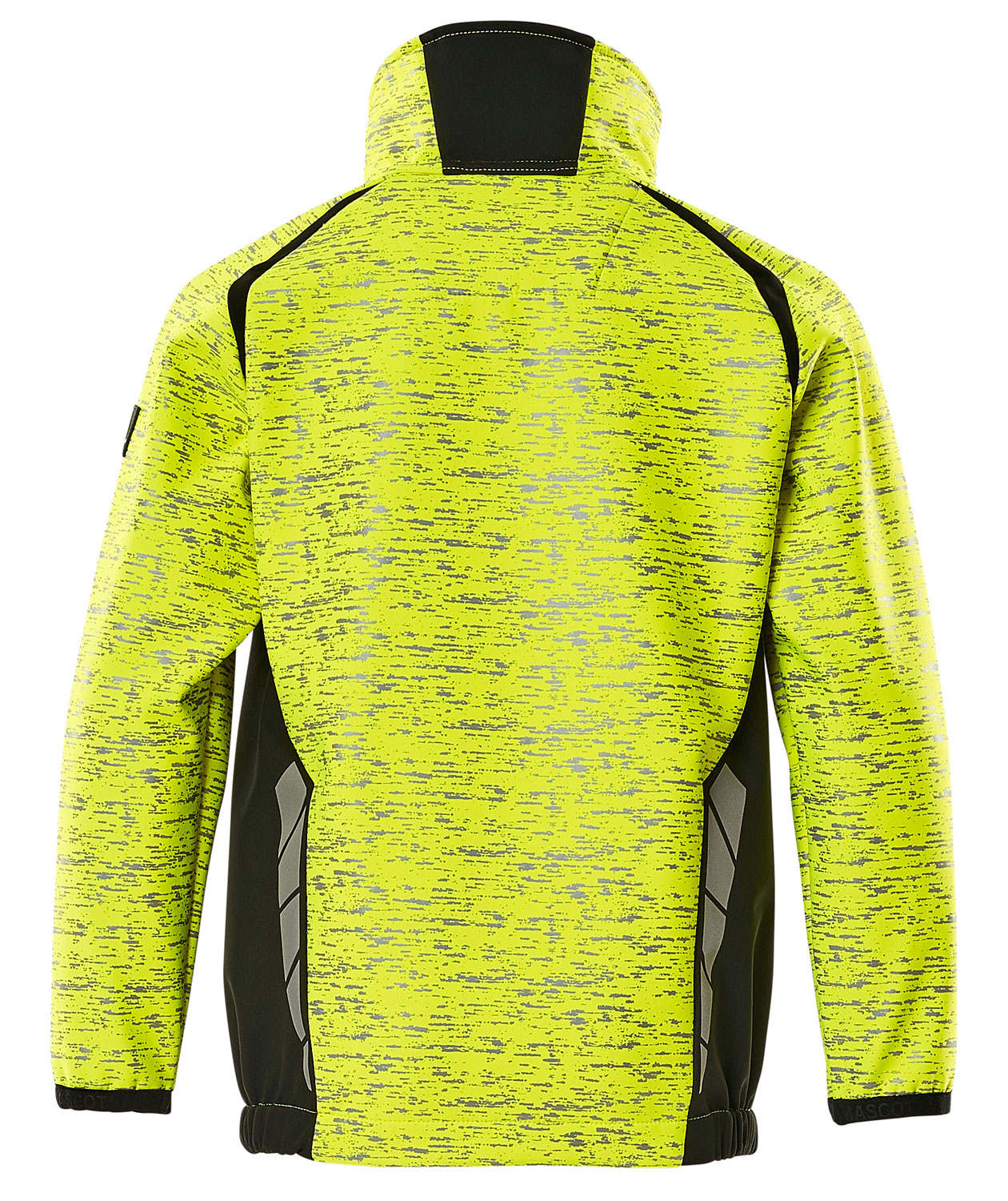Mascot Accelerate Safe softshell jacket for kids, Hi-vis Yellow/Black, large image number 2