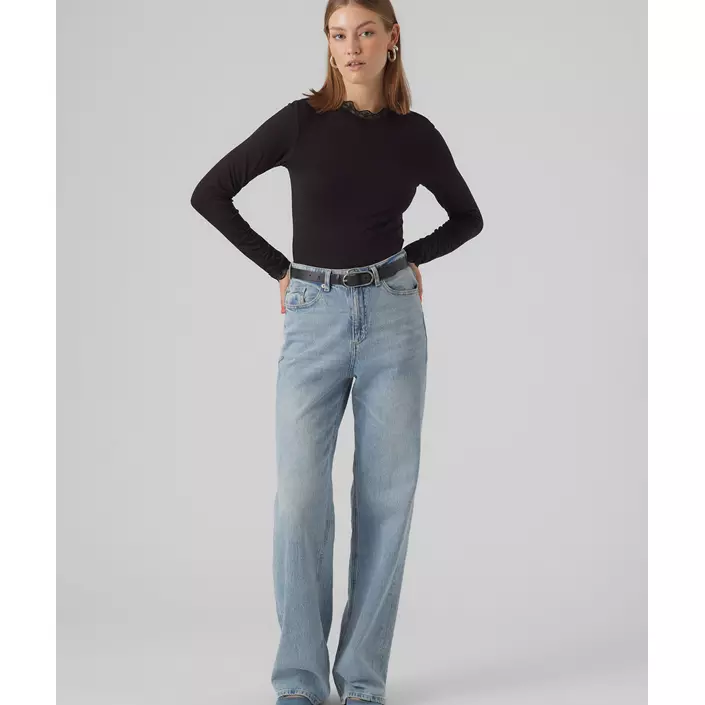 Vero Moda VMROSA damebluse, Black, large image number 4