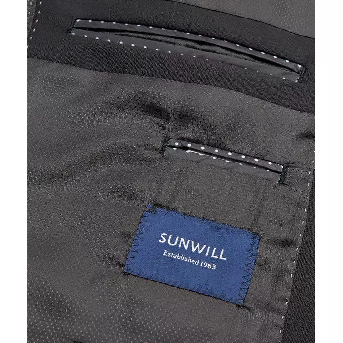 Sunwill Traveller Bistretch Regular fit blazer, Svart, large image number 5