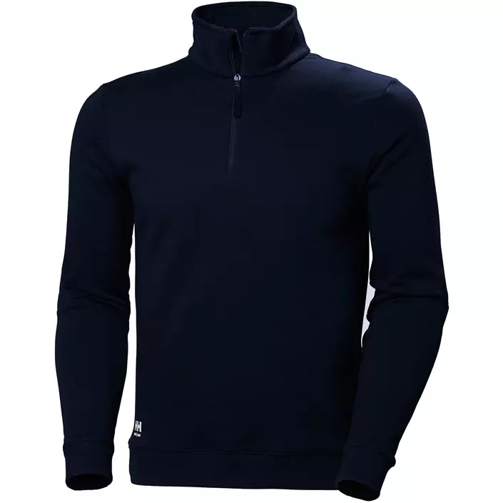 Helly Hansen Manchester Sweatshirt Half Zip, Navy, large image number 0