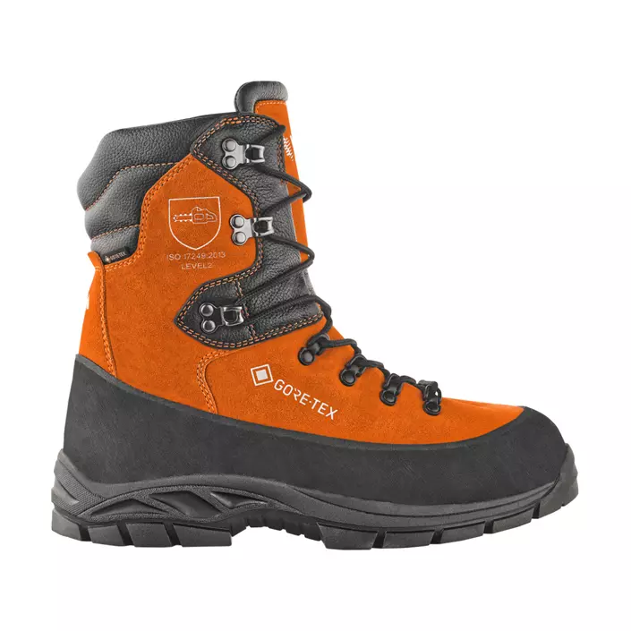 VM Footwear Curych sågskyddsstövlar S7L, Brun/Svart, large image number 0