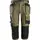 Snickers AllroundWork håndværkerknickers 6142, Khaki Green/Black, Khaki Green/Black, swatch