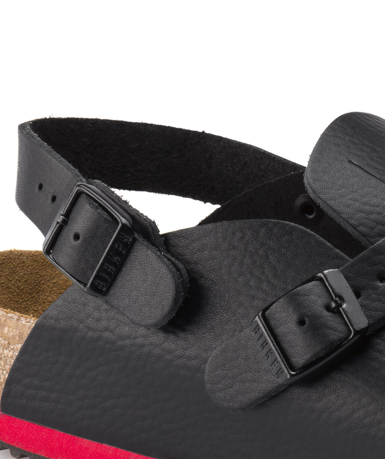 Birkenstock Kay SL Regular Fit Sandalen, Schwarz/Rot, large image number 16