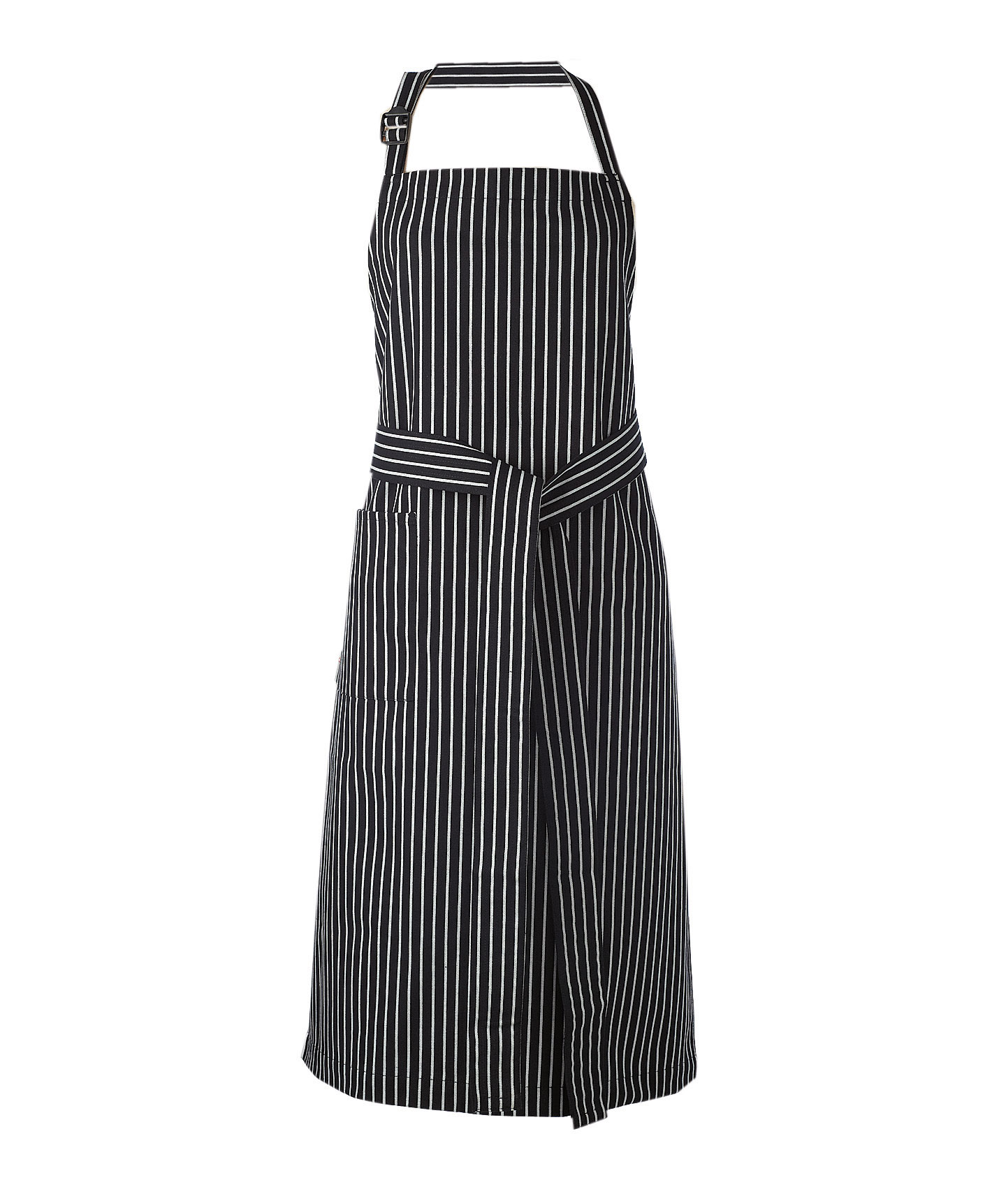 Toni Lee Kron smekkeforkle med lomme, Stripete