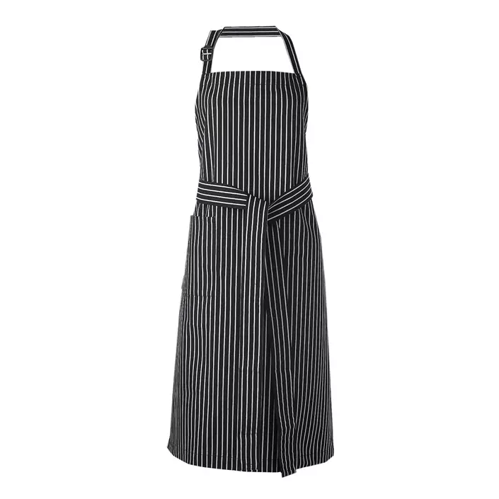 Toni Lee Kron bib apron with pocket, Striped, Striped, large image number 0