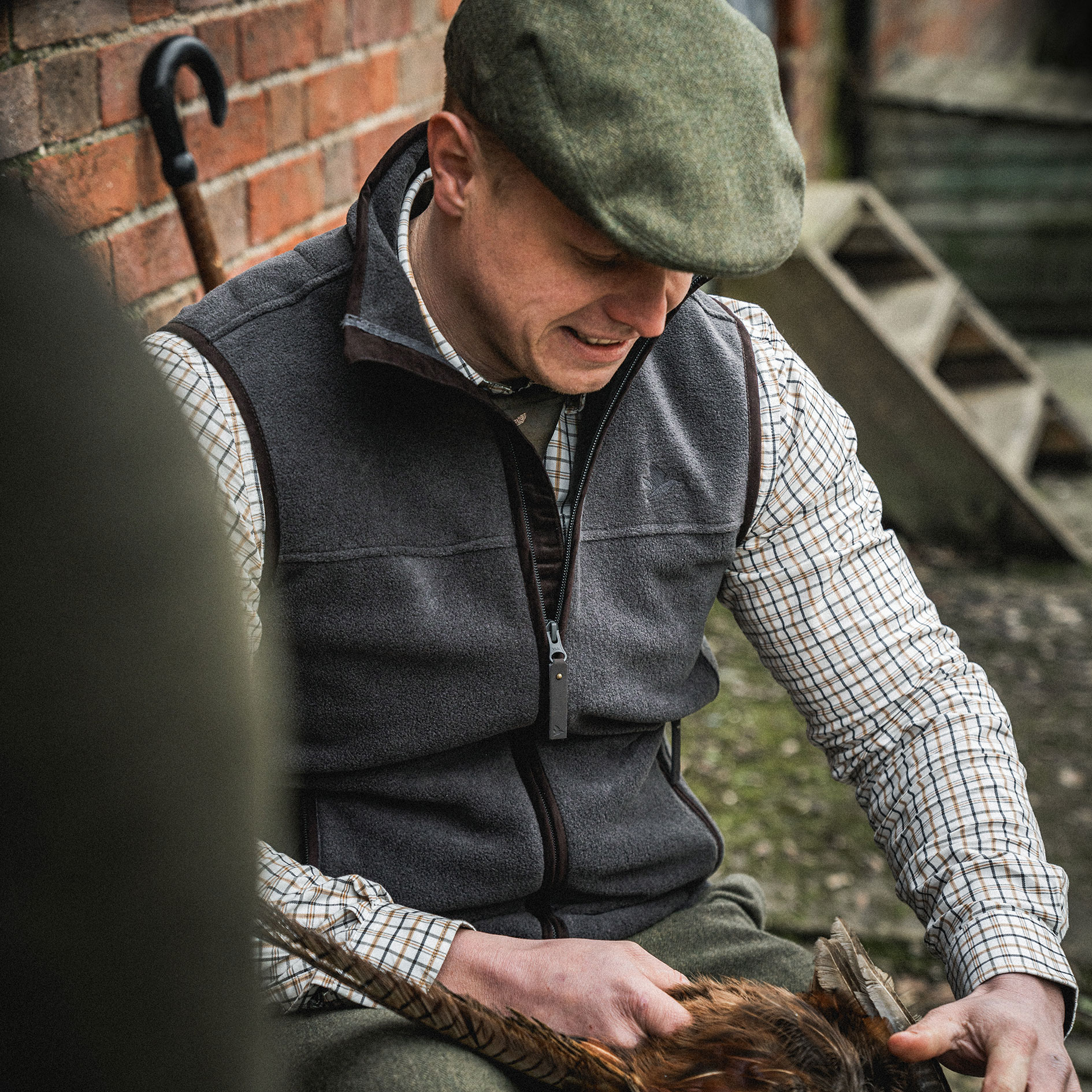 Seeland Woodcock Earl vest, Dark Grey Melange, large image number 1