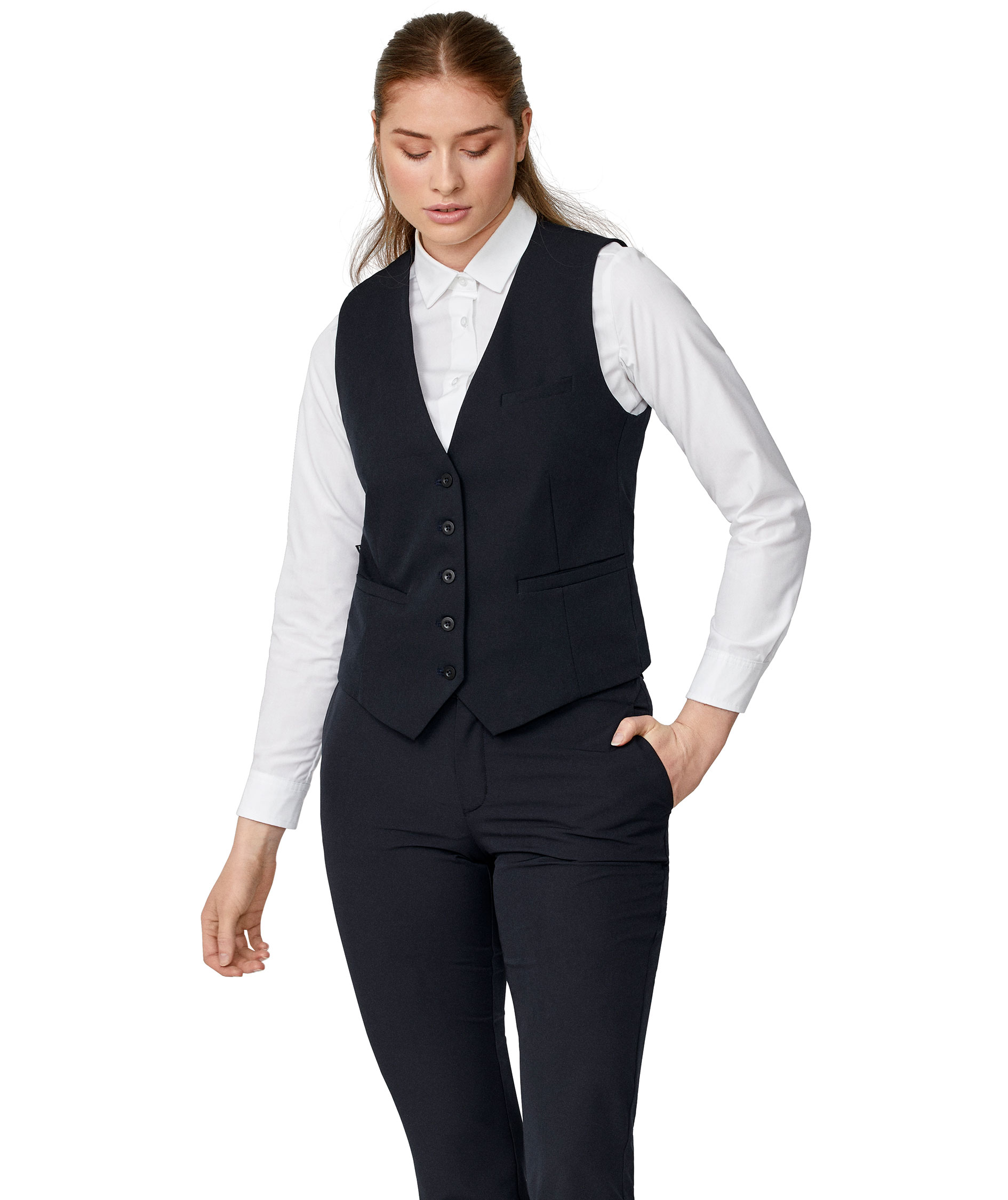 Kentaur suit women's vest, Dark night