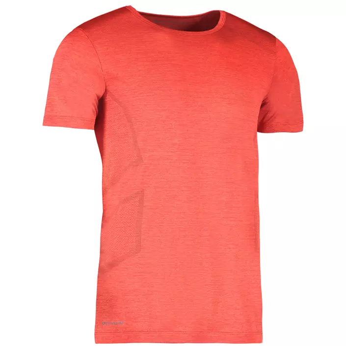 GEYSER seamless T-shirt, Rød Melange, large image number 1