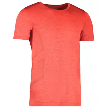 GEYSER sömlös T-shirt, Röd Melerad