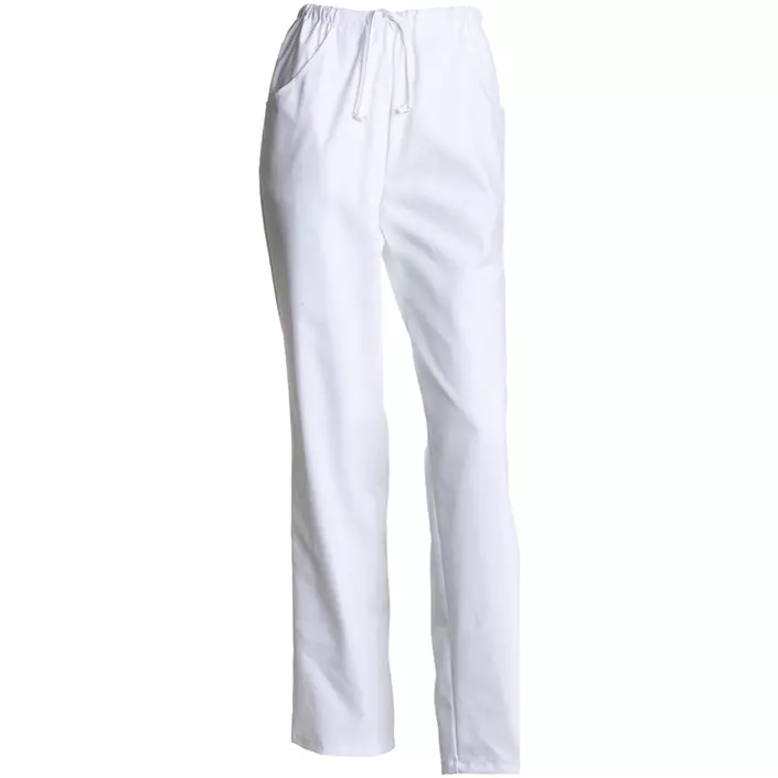 Nybo Workwear Club classic unisex bukser benlængde 89 cm, Hvid, large image number 0