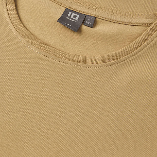 ID Identity T-Shirt med stretch, Sand, large image number 3