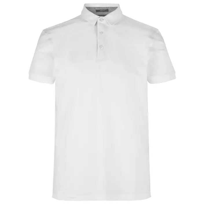 ID business polo with stretch, White, large image number 0