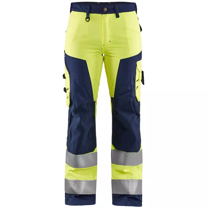 Blåkläder women's work trousers, Hi-vis Yellow/Marine, large image number 0