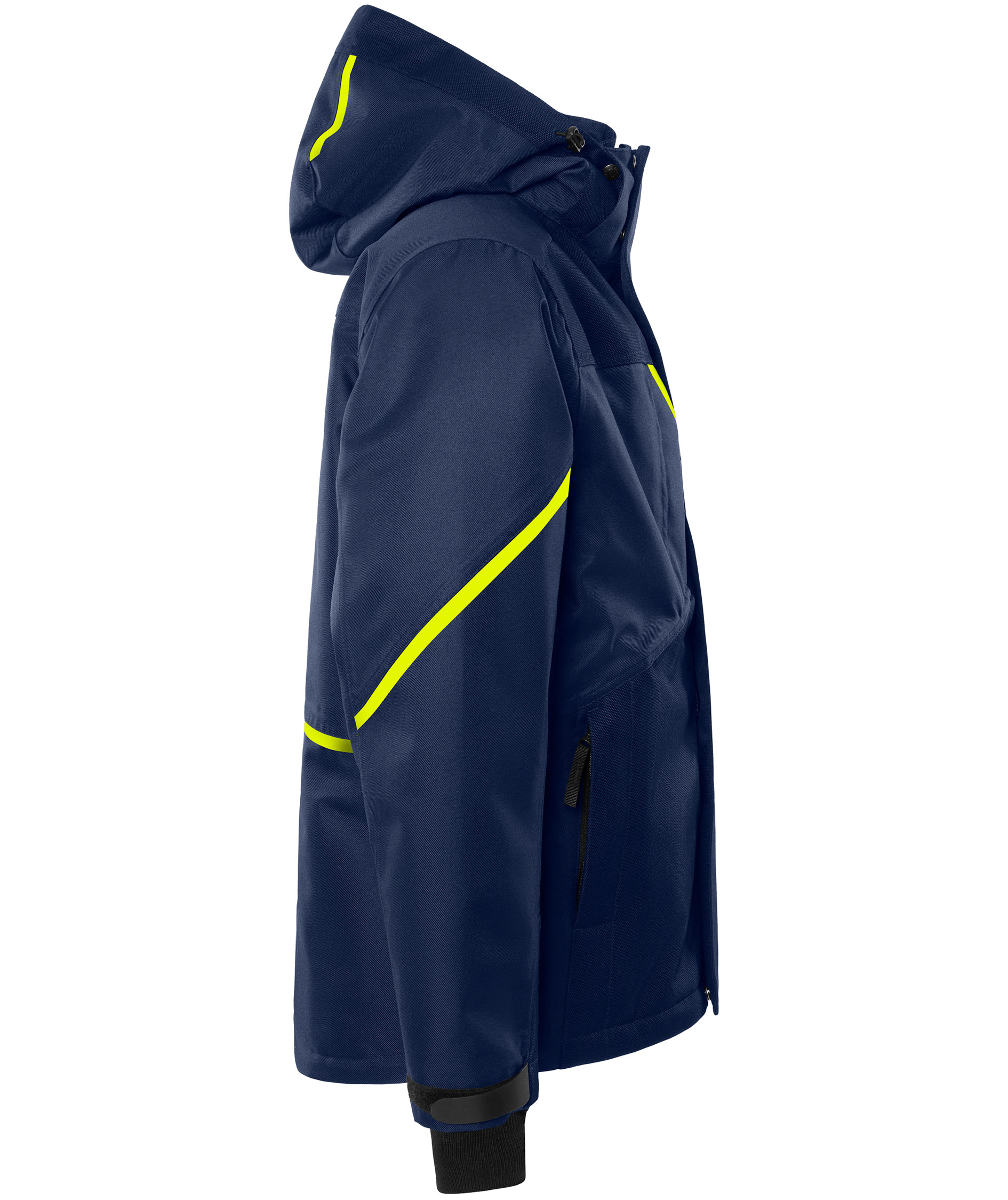 Fristads Airtech&reg; Winterjacke 4058, Marine/Hi-Vis gelb, large image number 3