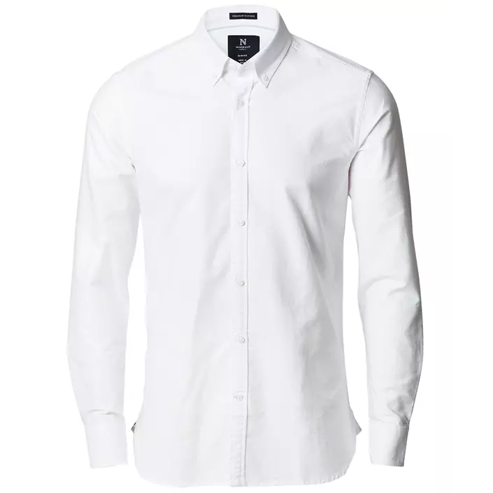 Nimbus Rochester Slim Fit Oxford shirt, White, large image number 0