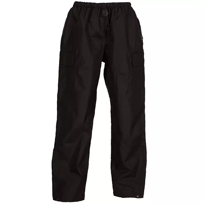 Lyngsøe rain trousers FOX6051, Black, large image number 0