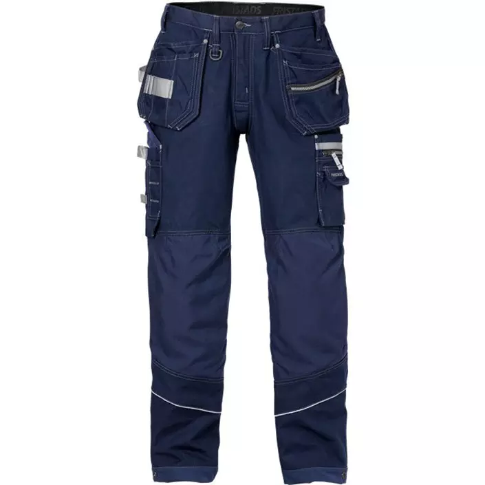Fristads Gen Y craftsman trousers 2122, Dark Marine, large image number 0