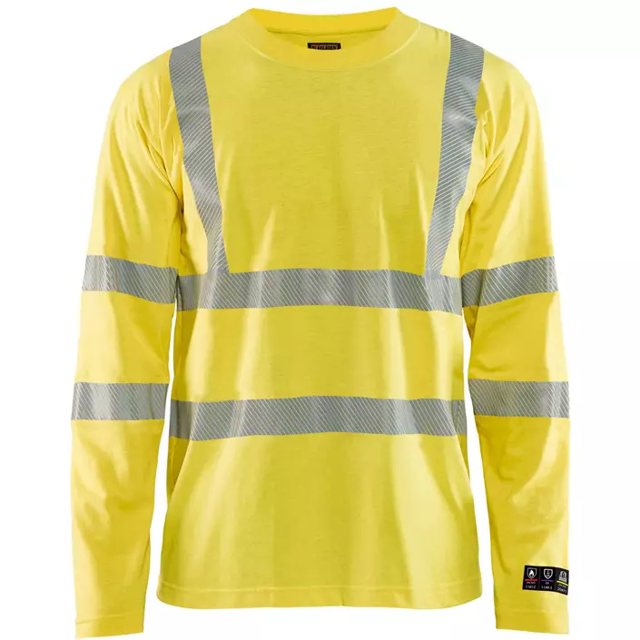 Blåkläder Multinorm long-sleeved T-shirt, Hi-Vis Yellow, large image number 0