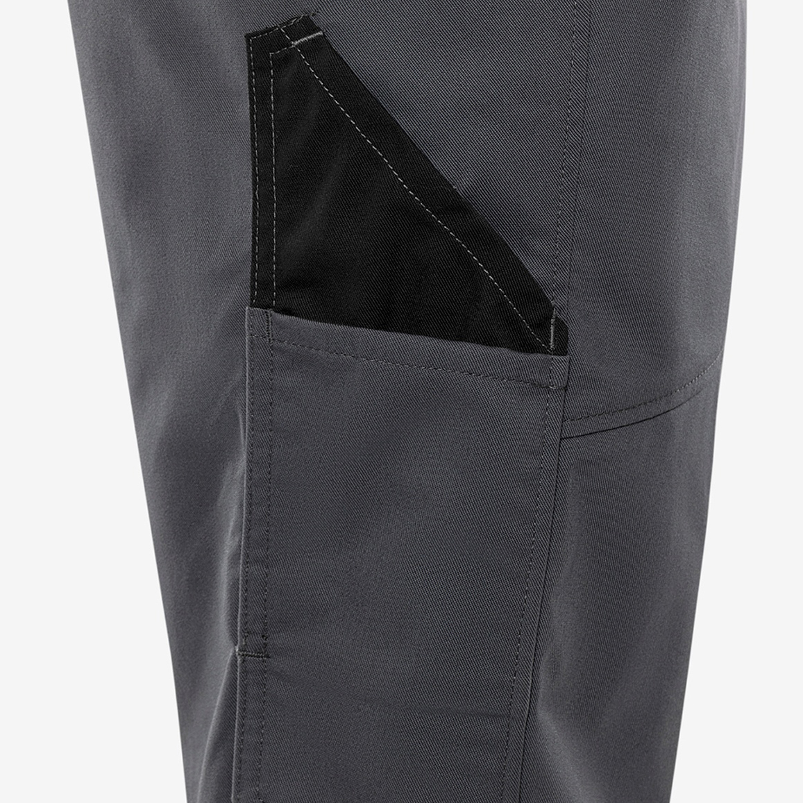 Fristads Green shorts 2932 GWM, Gr&aring;/Svart, large image number 6