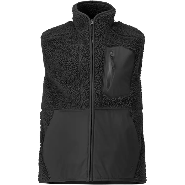 Mascot Customized fibre pile vest, Black, large image number 0