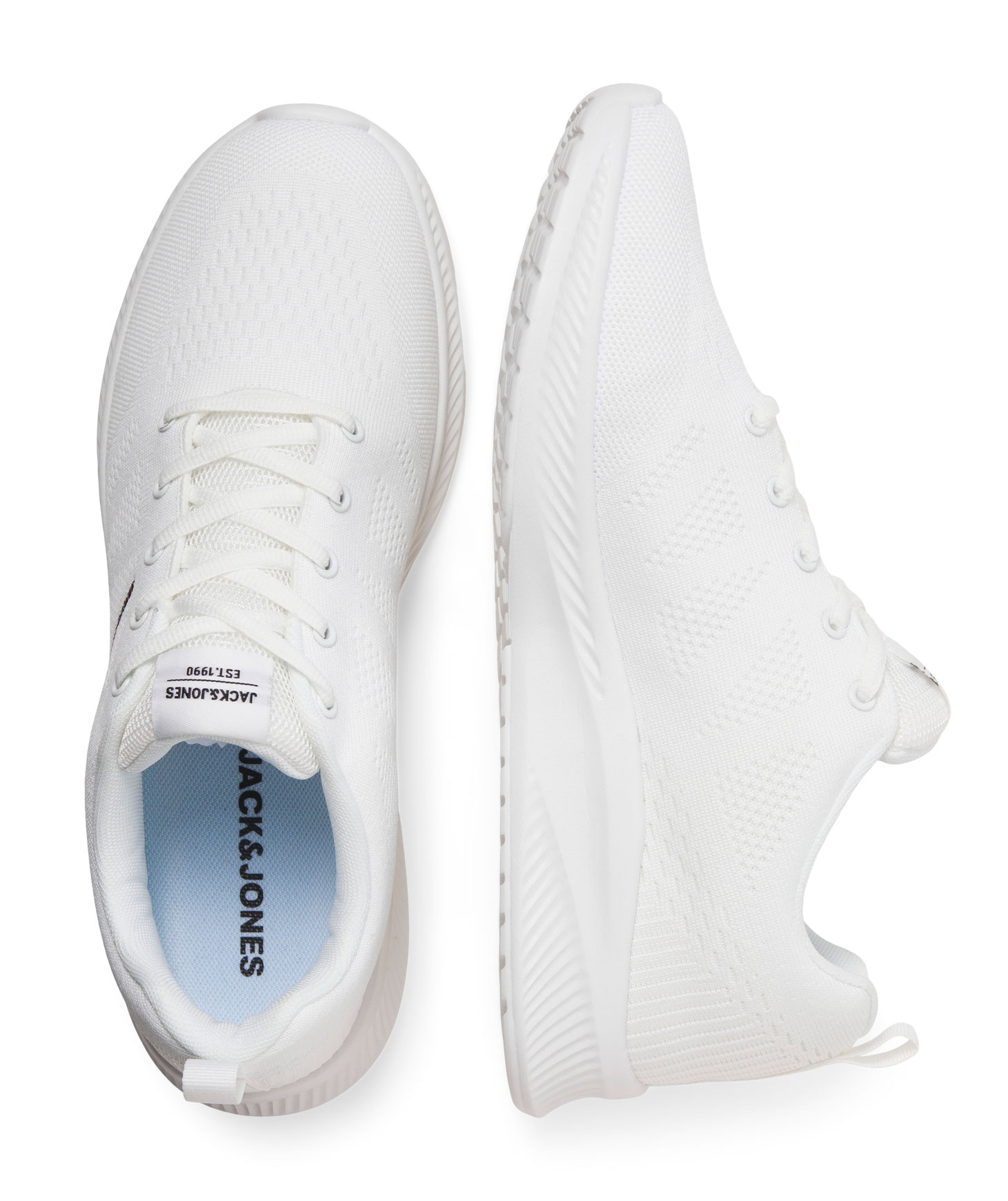 Jack & Jones JFWCROXLEY mesh sneakers, Bright White, large image number 3