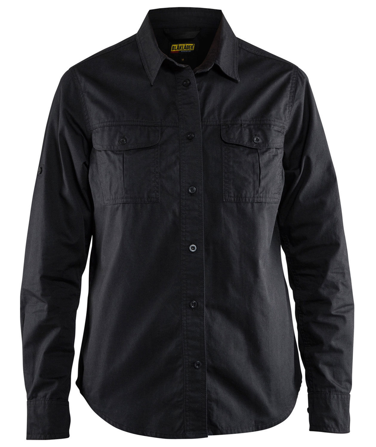 Bl&aring;kl&auml;der arbetsskjorta dam, Svart