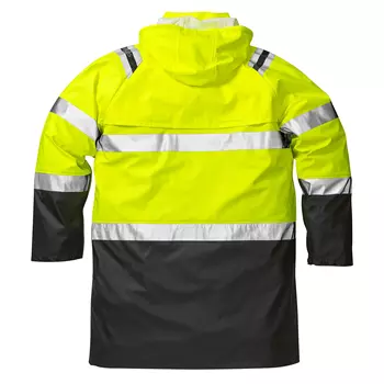Fristads raincoat 4634, Hi-vis Yellow/Black