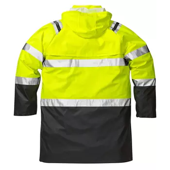 Fristads raincoat 4634, Hi-vis Yellow/Black