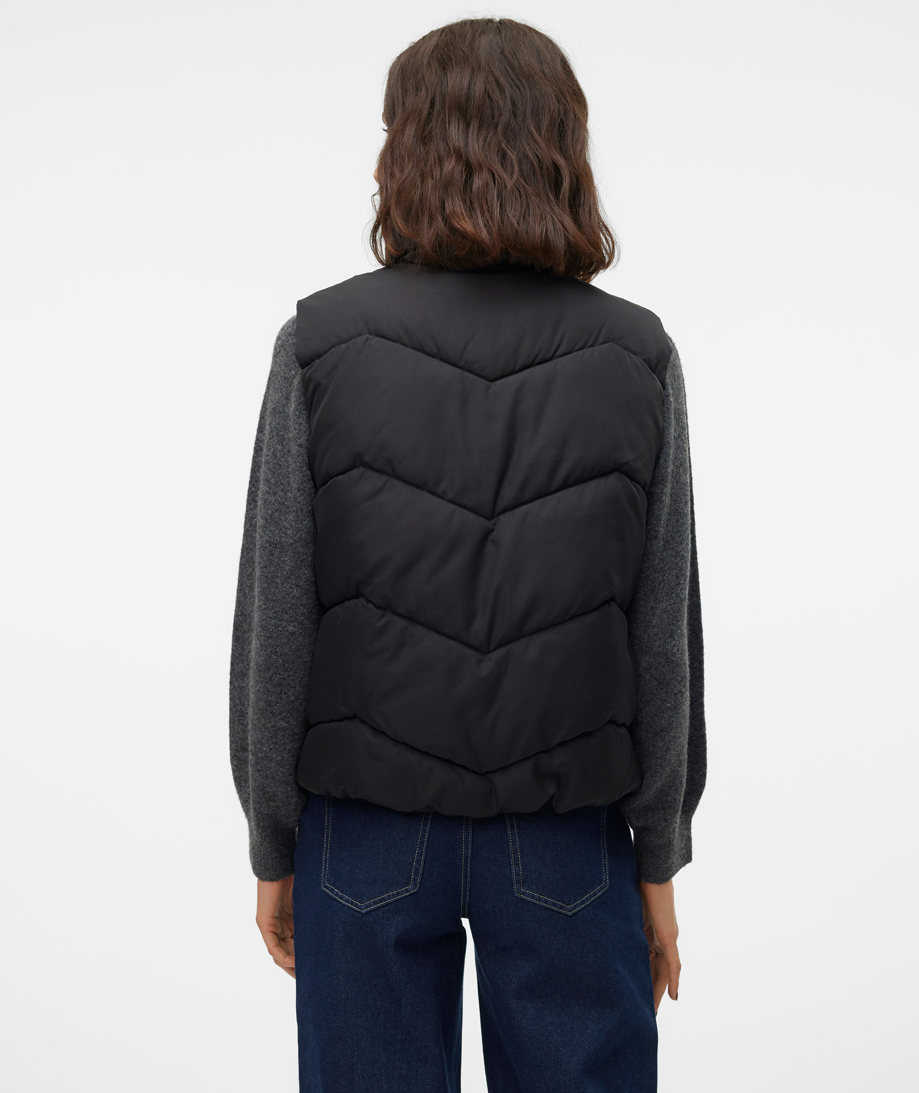 Vero Moda VMLIGAEVA quilted vest, Black, large image number 2