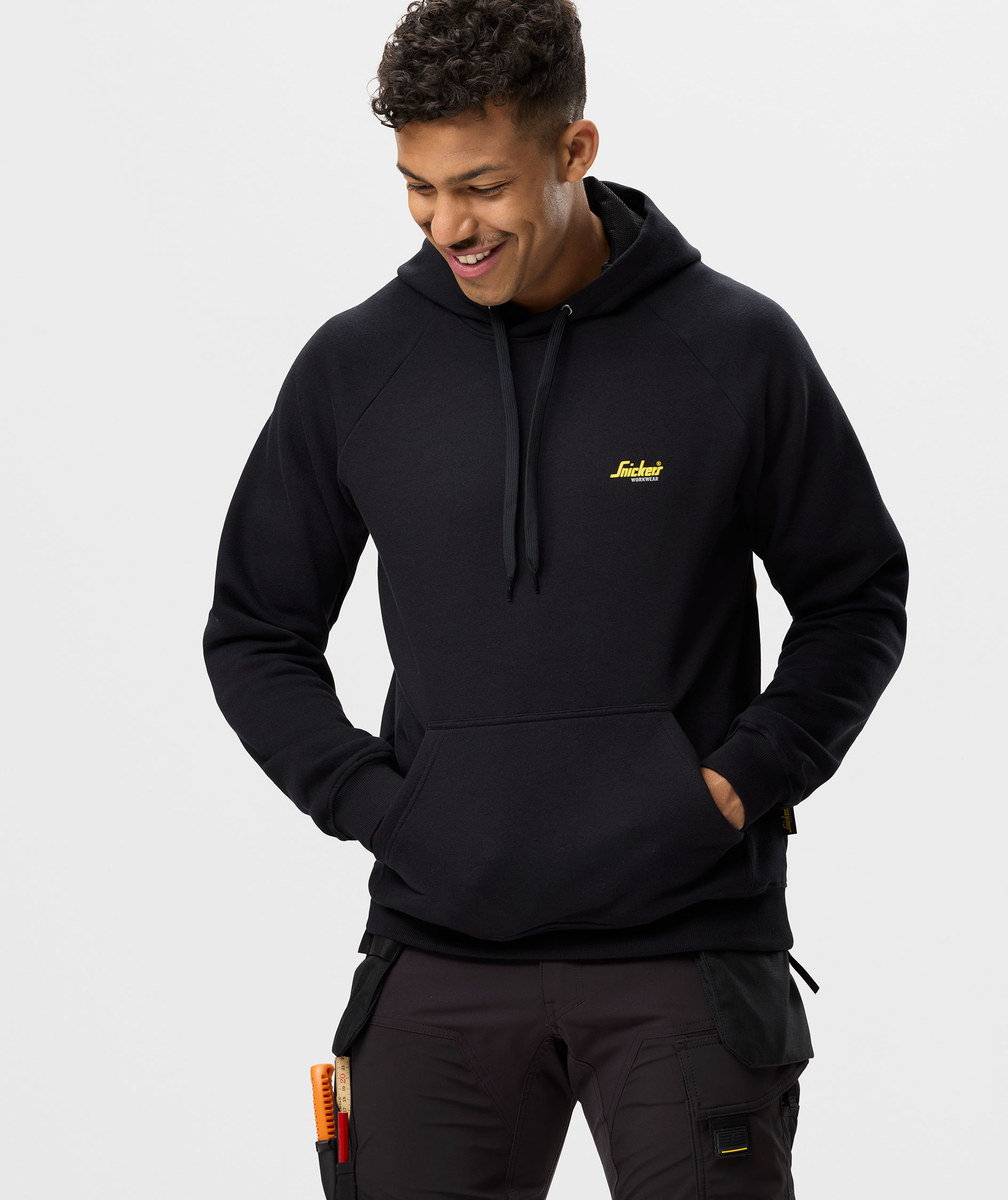 Snickers Logo hoodie, Black, large image number 2