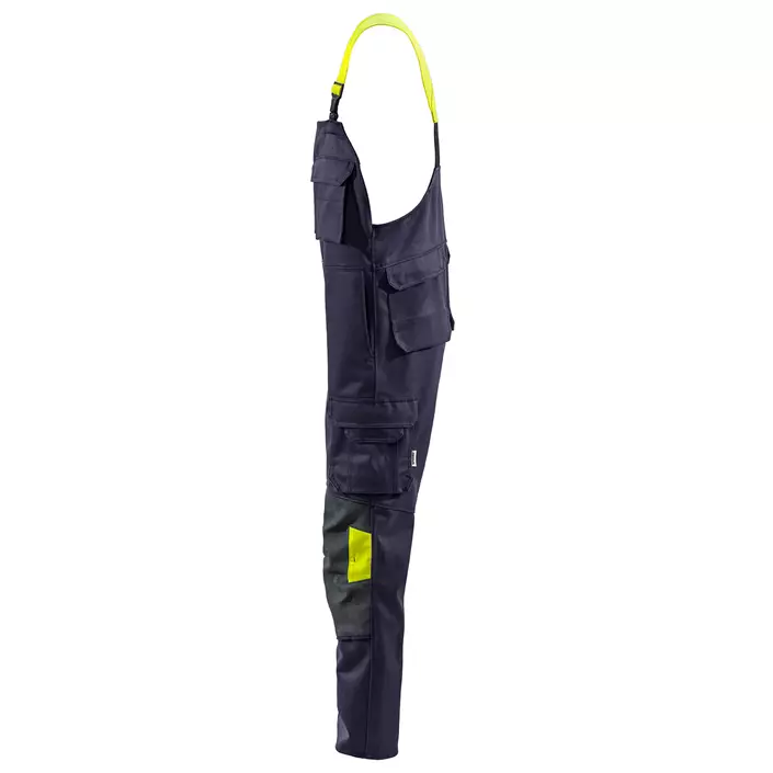 Fristads Flame coverall 1029 WEL, Marine/Hi-Vis yellow, large image number 4