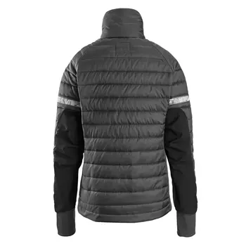 Snickers AllroundWork, 37,5® insulator women's jacket 8107, Steel Grey/Black