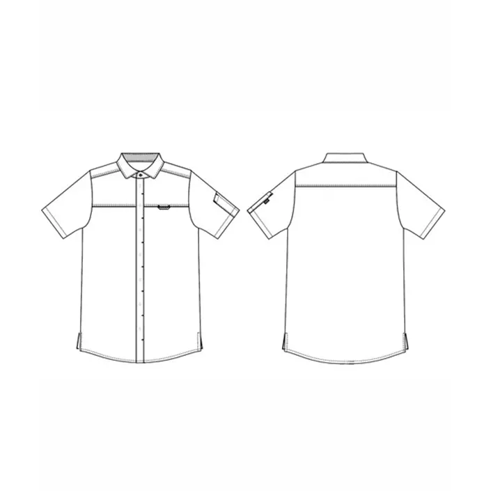 Kentaur modern fit kortärmad skjorta, Dark Ocean, large image number 3