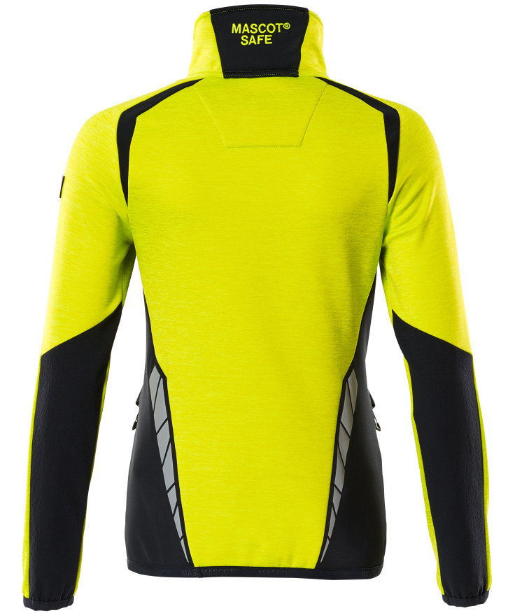 Mascot Accelerate Safe fleecetr&ouml;ja dam, Varsel Gul/Svart, large image number 1